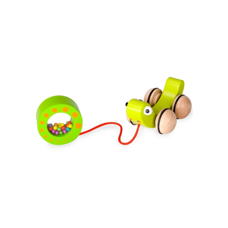 Classic world pull snail and rattle