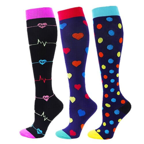 Happy Compression Socks 20-30 mmHg (3 Pairs) – Sockscompression