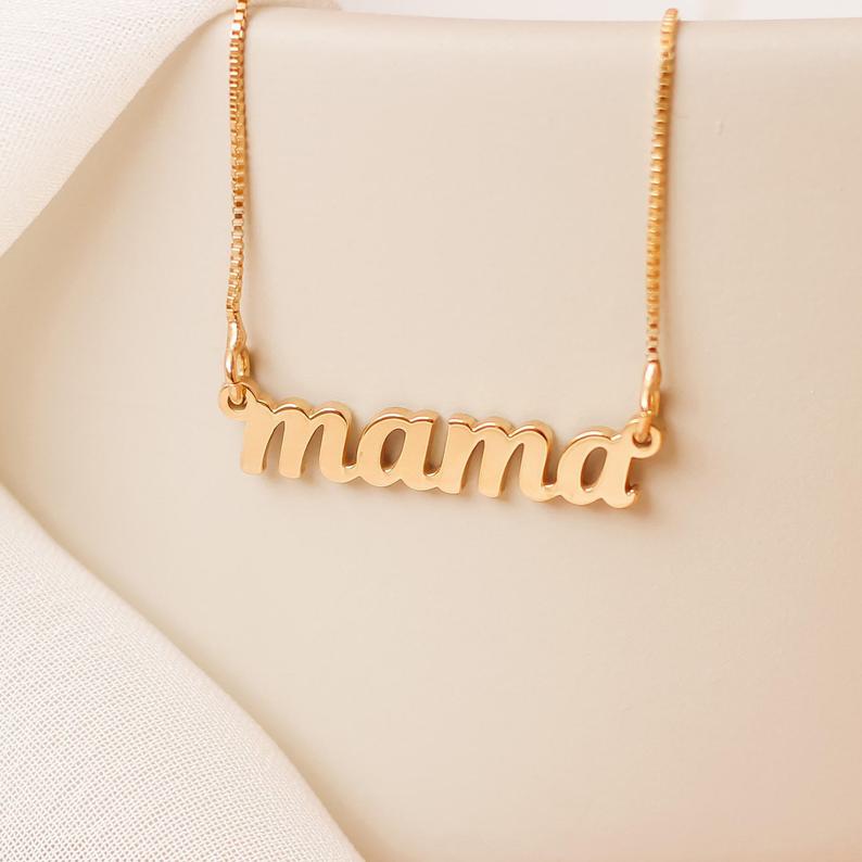 mama name necklace