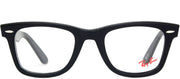 Ray-Ban RX 5121 2000 Wayfarer Plastic Black Eyeglasses with Demo Lens
