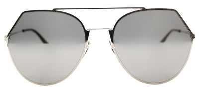 Fendi FF 0194 3YG Aviator Metal Gold Sunglasses with Silver Mirror Lens