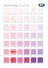 Purple Colour Chart for Purifica, Rigenera and Rifletti Wellness Paint