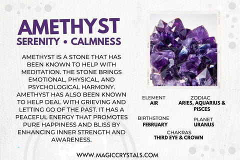 Amethyst Crystals – Meaning & Properties of the Purple Stone