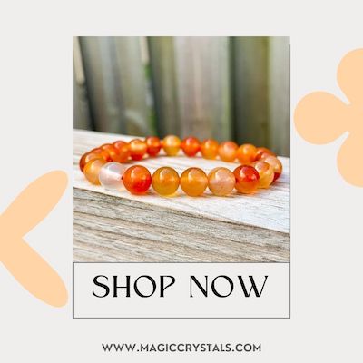 Carnelian Crystal Collection - Carnelian Bracelet, Carnelian Necklace, Carnelian Earrings, Carnelian collector pieces- Magic Crystals