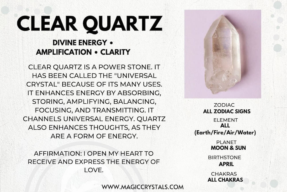 clear quartz crystal metaphysical properties