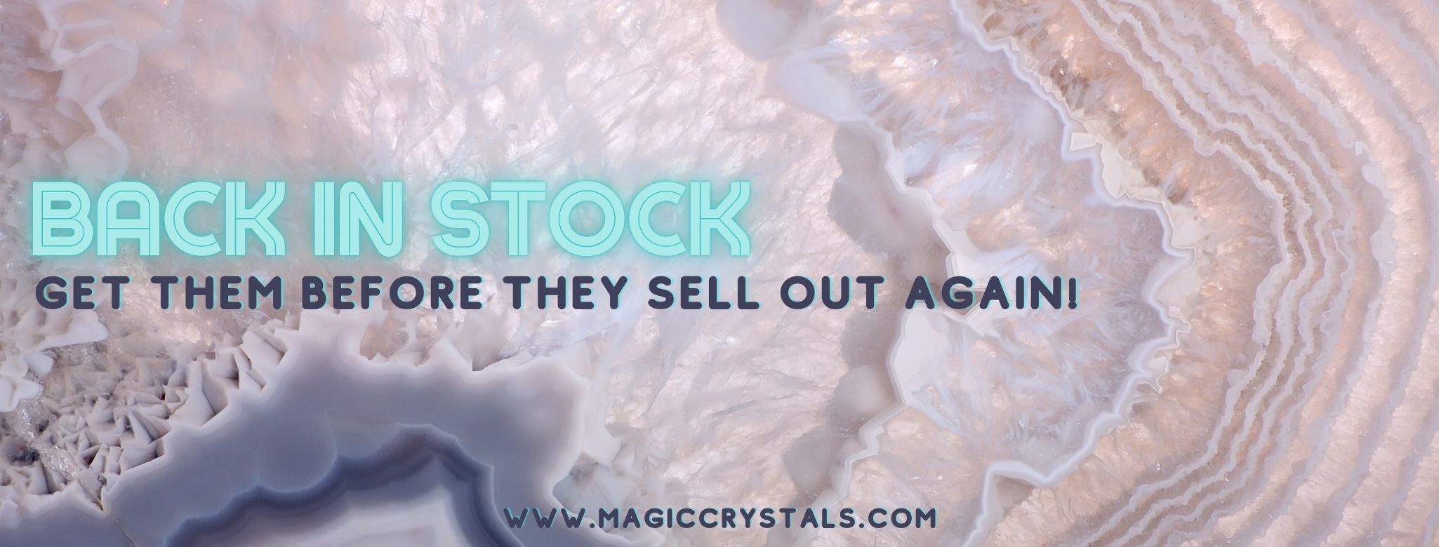 Shop Magic Crystals' recently restocked items. Don't miss out again! Shop genuine crystals with confidence. Gemstones, obelisks, tumbled stones,dics, essential oils, candles for meditation, metaphysical tools, and more!