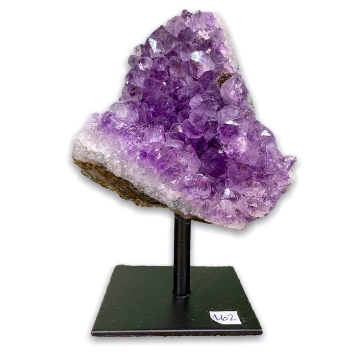 Druzy Amethyst Cluster on A Stand - Magic Crystals