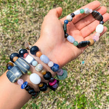 Load image into Gallery viewer, Magic Crystals - Mixed Stone Crystal Collection carries a variety of multi gemstone jewelry. Looking for a new Mixed Gemstone Necklace for Men and Women?  Stone Bracelet, Stretch Bracelet, Multi-Stone Bracelet,  Bracelet, Healing Crystal Magic Bracelet, Man and Woman Bracelet. Protection Handmade Bracelet.
