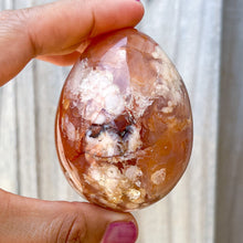 Load image into Gallery viewer, Looking for Flower Agate Egg/ Flower agate sphere/ Agate flower Egg/ Cherry Blossom Agate point? shop at Magic Crystals for Flower Agate Egg with FREE SHIPPING available. Flower agate can be used to re-bloom the feminine side of all persons. GEMSTONE Obelisks. High quality crystals.
