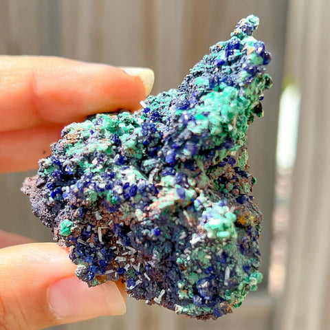 Check out for Raw Azurite on Malachite specimen, Azurite Malachite Stone at Magic Crystals.