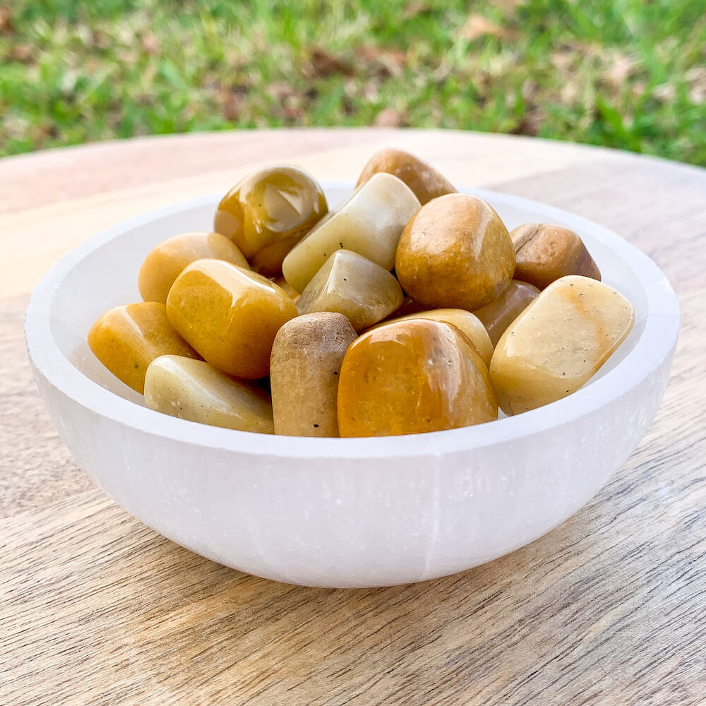 Yellow Aventurine Crystal Aventurine Tumbled Stone Magic Crystals