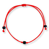 azabache, pulsera hilo rojo azabache del destino