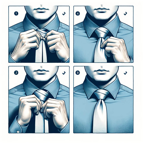 Guide til den perfekte slipseknude: Four-in-Hand