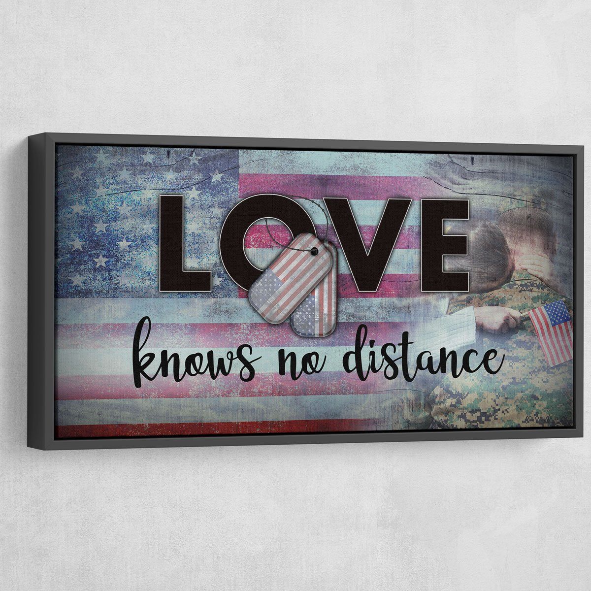 Love knows no boundaries Art Print