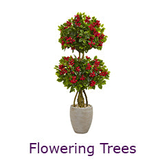 Artificial Flowering Tree Collection at Annette's Décor