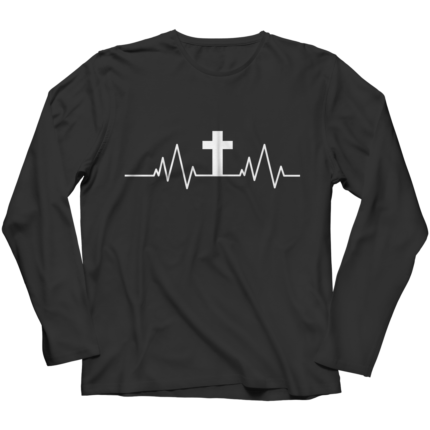 Christian Heartbeat Cross T-Shirt– WODFitters