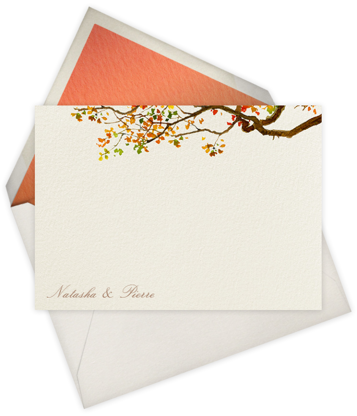 Autumn Boughs | Stationery Note Card