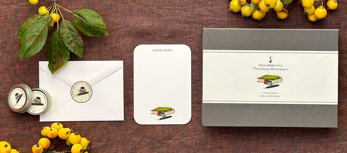 Cheerful - Small Note Cards by Felix Doolittle