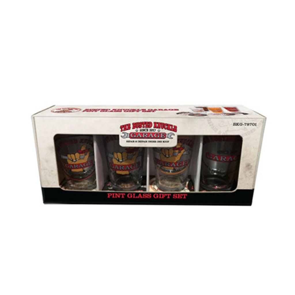 Car Guy Beer Glasses - Busted Knuckle Garage Gifts & Gear