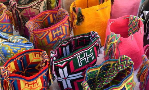 Wayuu woven mochilas