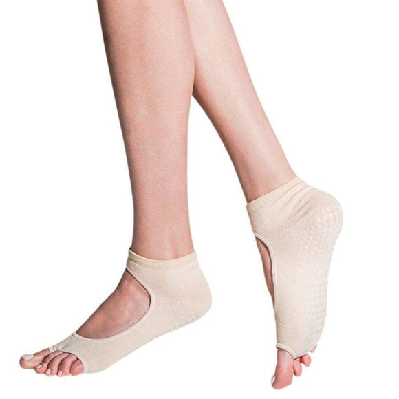 Barre + Pilates + Yoga Socks  Anklet by Tucketts Grip Socks