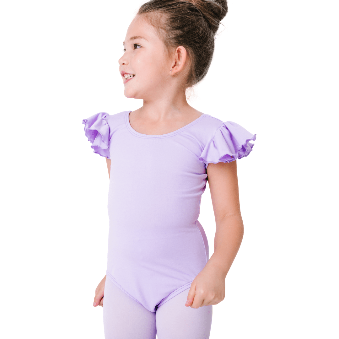 Toddler/Girl's Ruffle Sleeve Dance Leotard