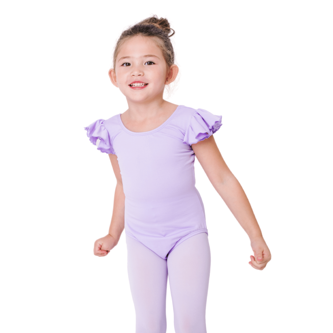 purple ballet leotard with skirt