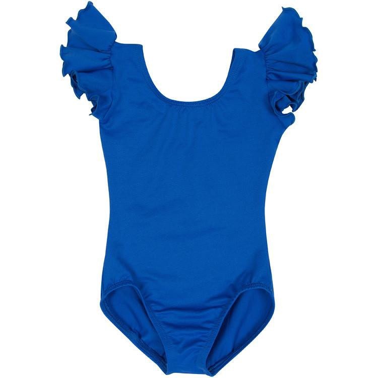 Ruffle Sleeve Girls Leotards Shop 23 Short Sleeve Ruffle Leotard