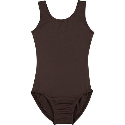 Brown Leotards for Girls and Toddlers. Nylon. Made in USA. – The ...