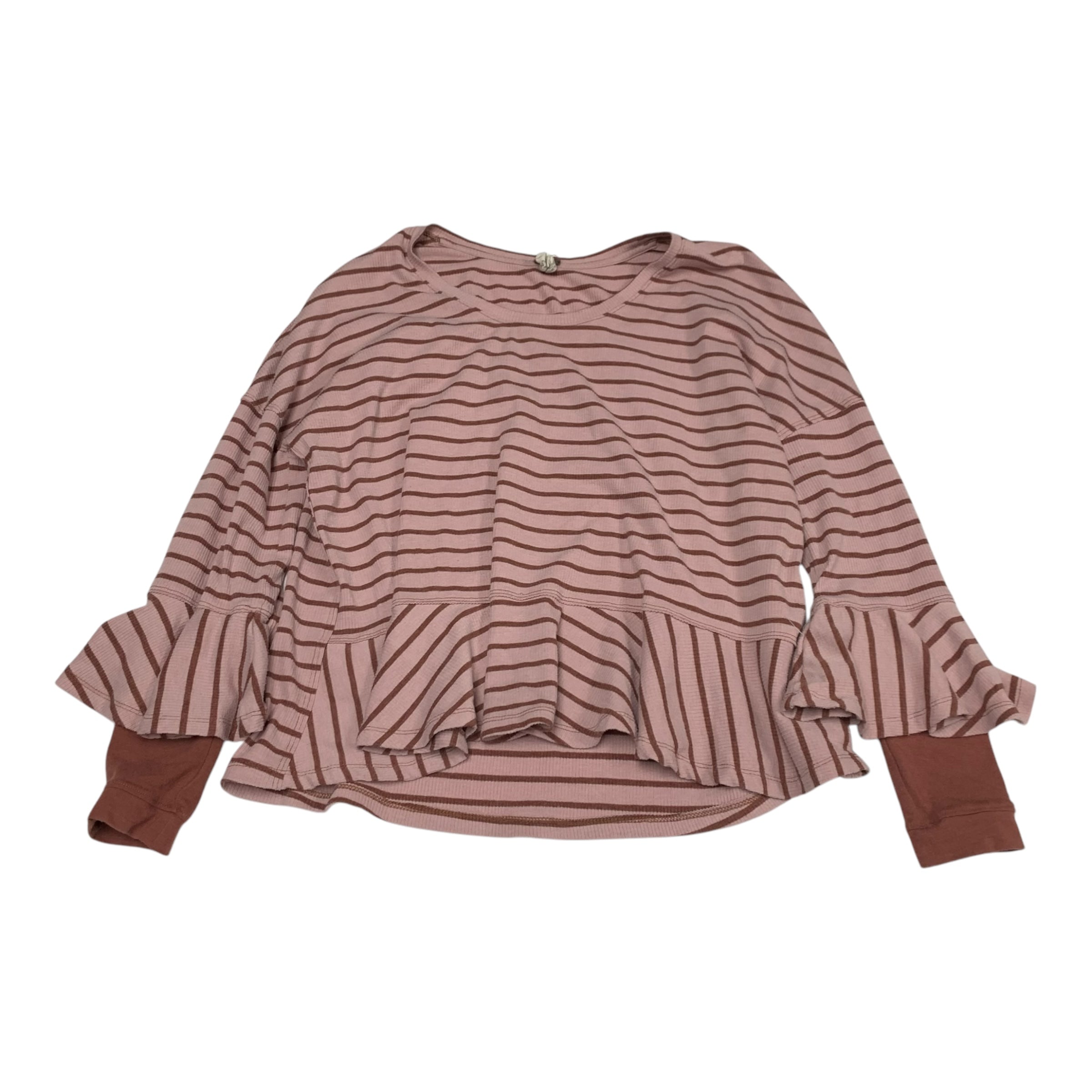 Top Long Sleeve By We The Free In Pink, Size: Xs