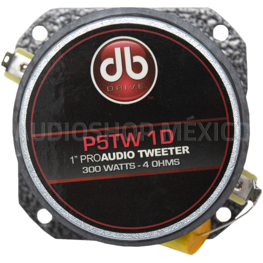 Par de Tweeters Db Drive P5tw 1d 600 Watts Potencia Máxima - Audioshop México lo mejor en Car Audio en México -  DB Drive