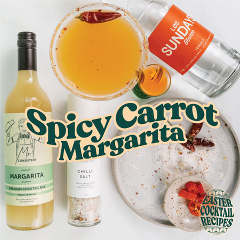 Mr. Consistent Easter Cocktail Recipe - Spicy Carrot Margarita