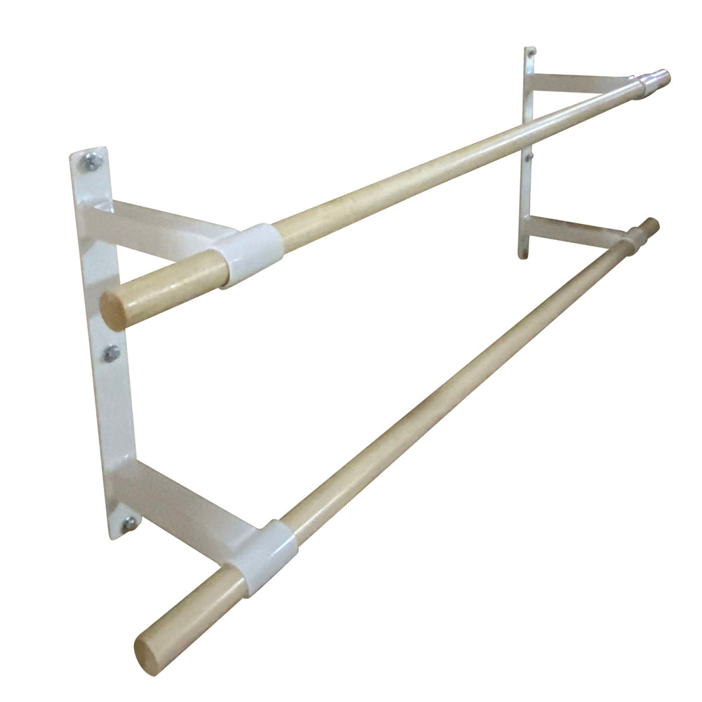 flybold Wall Mounted Ballet Barre Home Workout Bar - 4ft Long, 3.8 H x 48.3  L x 4.3 W - Jay C Food Stores