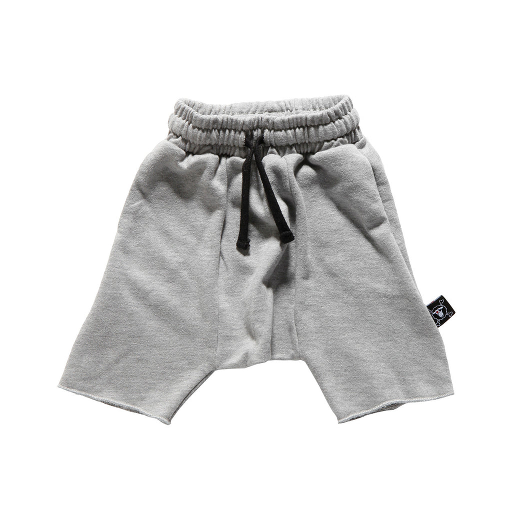 Grey french terry shorts from Nununu – Mini Prive