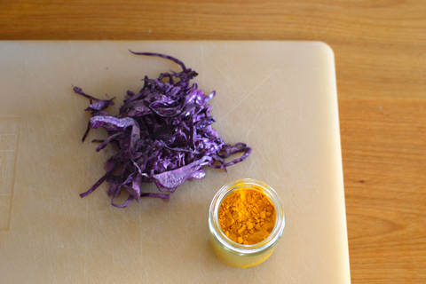 Turmeric and Cabbage Easter Egg Dye