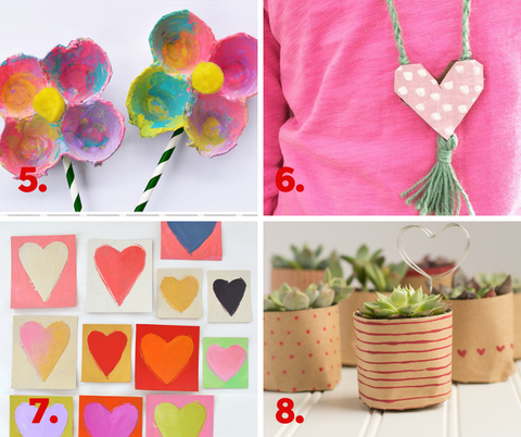 Fun and Easy Valentine Crafts Made From Recycle Bin Items! — super make it