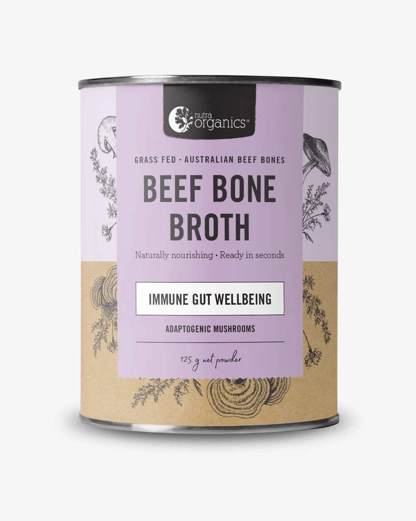 Nutra Organics - Beef Bone Broth Adaptogenic Mushroom 125g