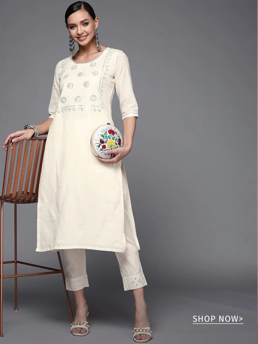 Top more than 130 accessories with white kurti best