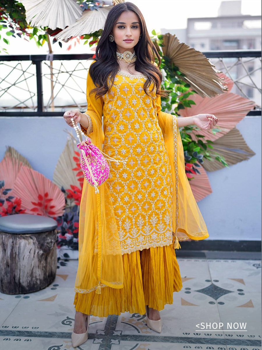 Bollywood Inspired Alia Bhatt Black Floral Print Kurta Palazzo Set With  Dupatta, Indian Party Wear Ready Made Salwar Kameez Set - Etsy Hong Kong