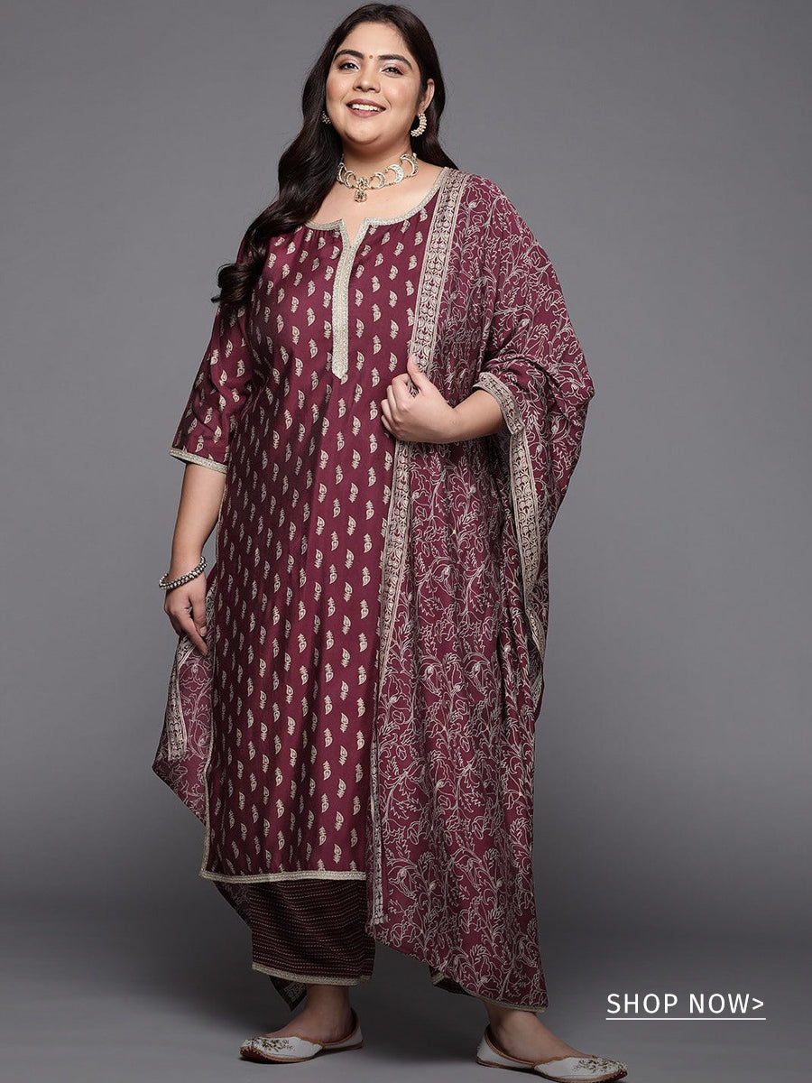 Pink Embroidered Cotton Kurta