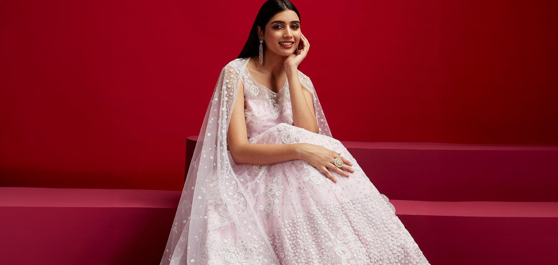 Fun Dubai Engagement With Gorgeous Home Decor | Bridal outfits, Indian  fashion dresses, Bridal lehenga collection
