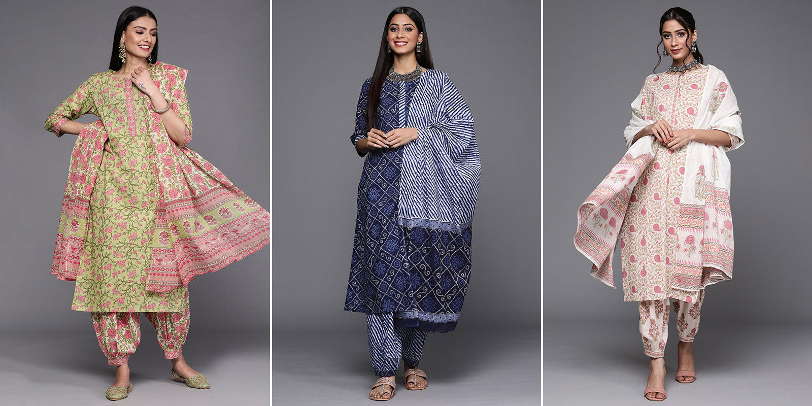 Siddhi Vinayak Pankhi Flora Exclusive Cotton Fancy Salwar Suit Dealers
