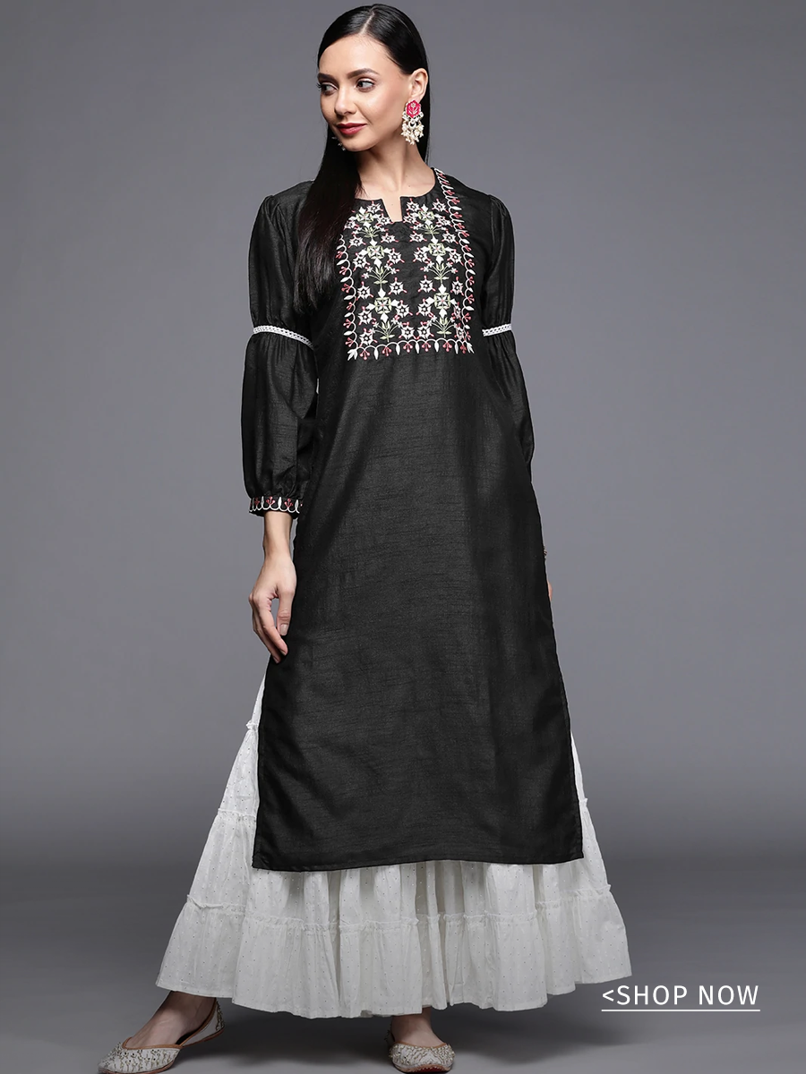 Details more than 136 latest black kurti design