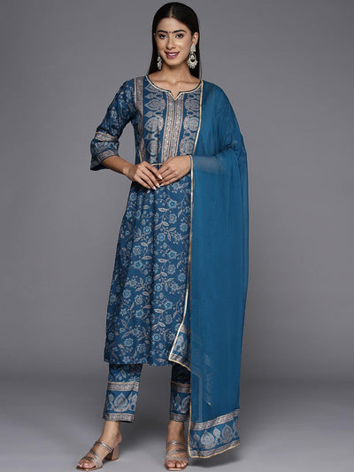 Buy Grey Striped Shantoon A-Line Kurta With Dhoti Pant Online at Rs.1535 |  Libas