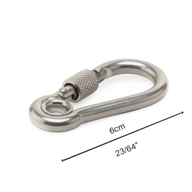 Stainless Steel Fish Stringer Snap 2.5mm Thickness Lock Buckle