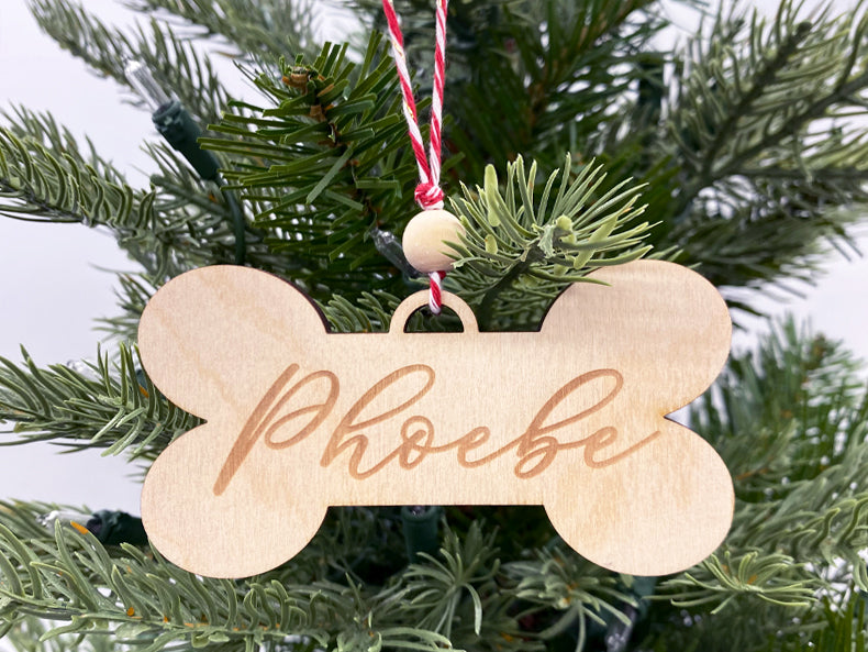 Modern Acrylic Custom Stocking Tags/Gift Tags