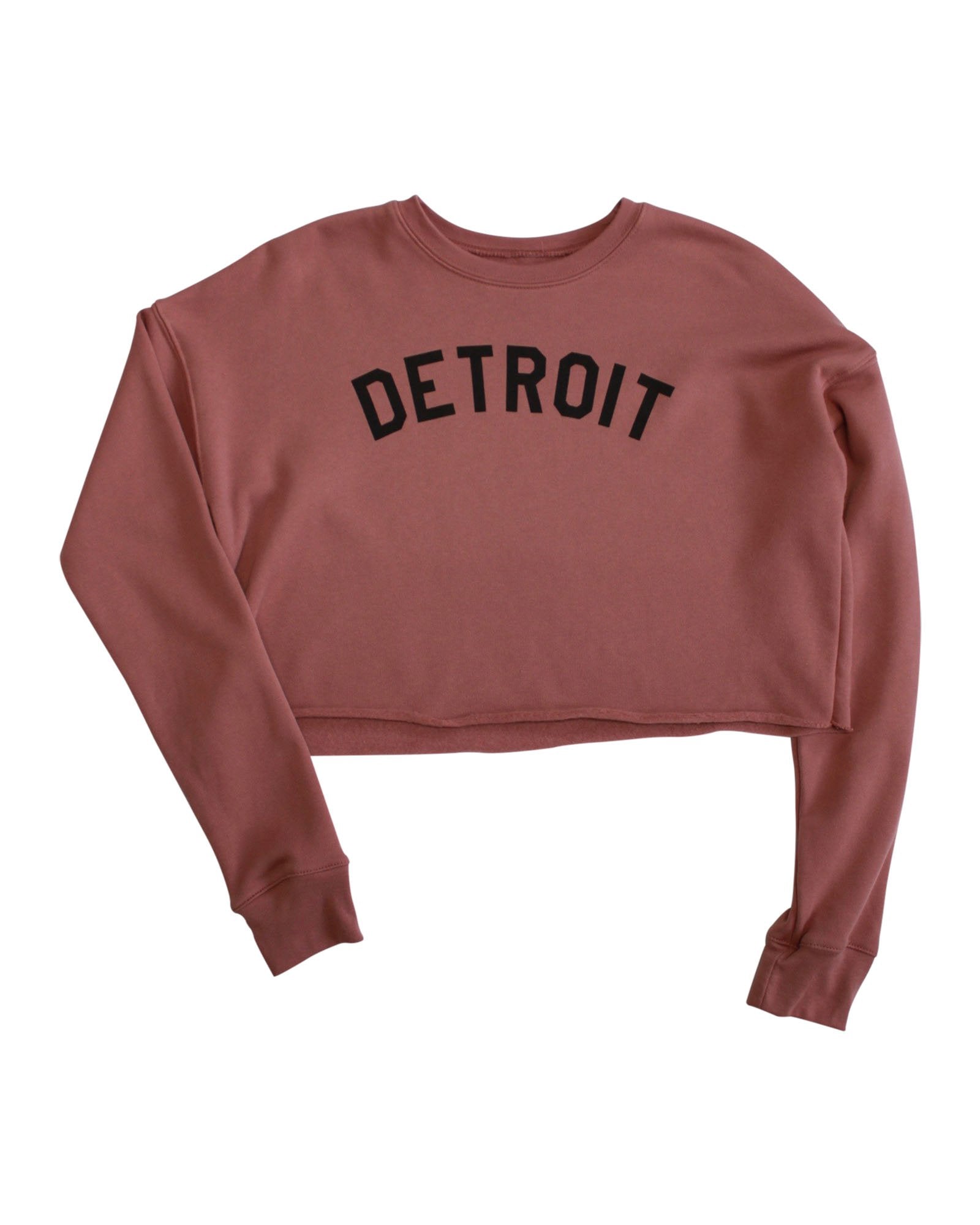 mauve crew neck sweatshirt