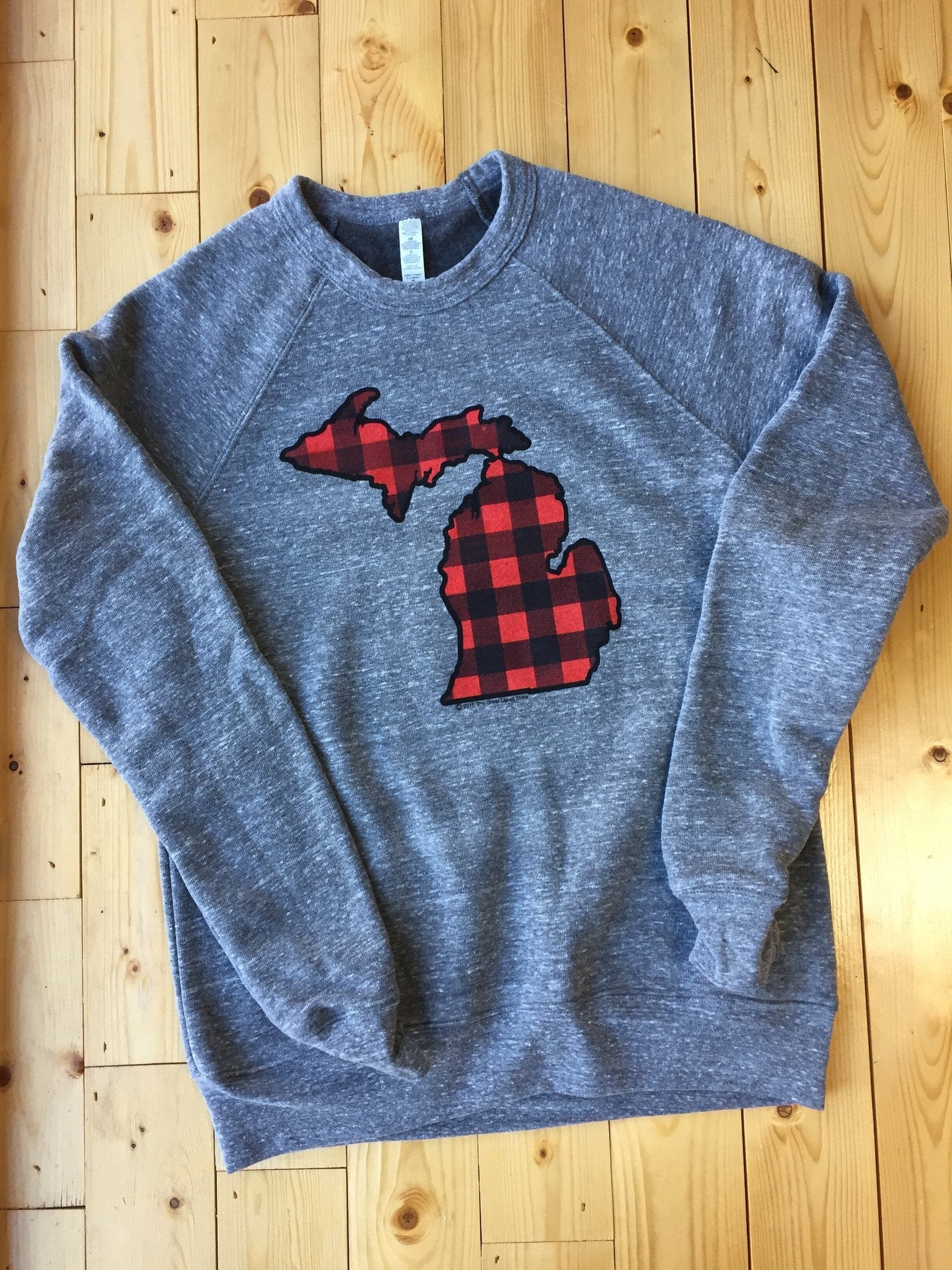 buffalo plaid sweatshirt