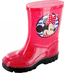 MINNIE MOUSE - WELLINGTON BOOTS - RED 