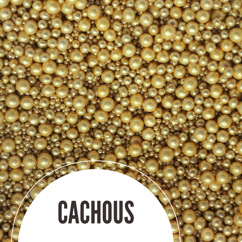 gold cachous sprinkles